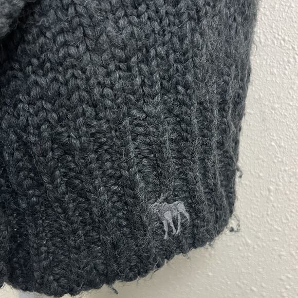 Y2K Abercrombie & Fitch Short Sleeve Wrap Sweater Womens S Small Wool Blend VTG - Picture 2 of 5